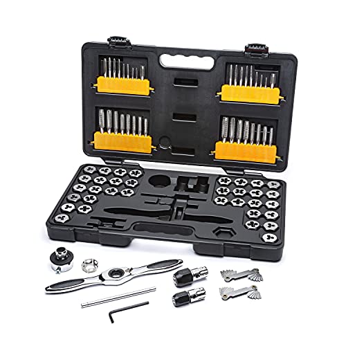 GEARWRENCH 77 Piece SAE/Metric Ratcheting Tap and Die Set -3887