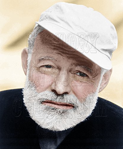 Ernest Hemingway Color Photo