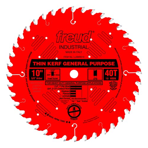 Freud LU86R010: 10" Thin Kerf General Purpose Blade