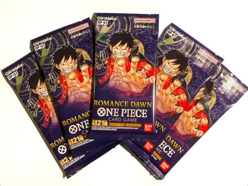 One Piece Romance Dawn 5X Booster Packs Japanese