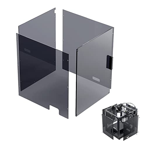 Creality Ender-5 S1 Acrylic Enclosure, Dustproof Ender 5 S1 Enclosure Constant Temperature Dust Cover, 4 Sheets