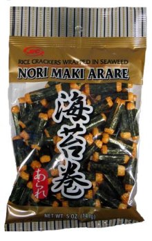 JFC Nori Maki Arare Rice Crackers, 3 Ounce