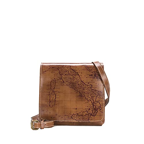 Patricia Nash Granada Leather Crossbody Bag - Women's Crossbody Purse - Leather Crossbody Purse - Women's Crossbody Handbags - Shoulder Bag For Women - Signature Map