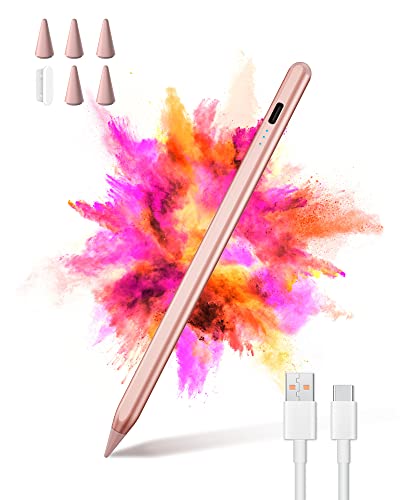 Stylus Pen for iPad 9th&10th Generation, 4X Fast Charge Apple Pencil 2nd Generation for iPad 2018-2023 Apple Pro 11/12.9, iPad Mini 5/6, iPad Air 5/4/3, iPad 10/9/8/7/6th Gen with Palm Rejection