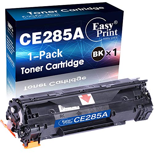 (1x Black) Compatible 85A CE285A Toner Cartridge 85A Used for HP P1100 P1102W Pro M1132 M1210 M1212nf M1214nfh M1217nfw M1219nf, by EasyPrint