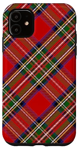 iPhone 11 Stewart Tartan Scottish Plaid Case