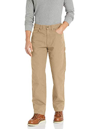 Amazon Essentials Men's Carpenter Jean with Tool Pockets, Khaki Brown, 36W x 32L