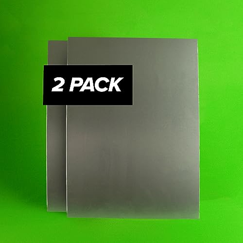 18 Gauge 9" x 12" (2 Pack) Mild Steel Sheet Metal Cold Rolled - Superior Strength Alloy for Professional, Industrial, and DIY Use