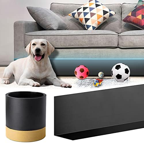 Under Couch Blocker - 118" Under Couch Blocker For Pets, Cuttable Pvc Toy Blocker For Under Couch, Blockers For Couch & Bed, Under Furniture Blocker, Keep Your Furniture And Floors Clutter-Free