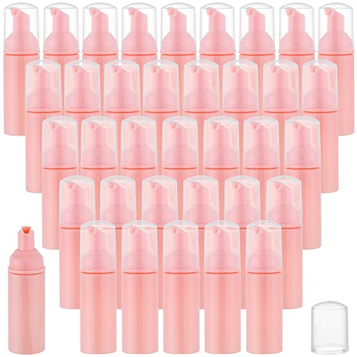 36 pcs 2oz Empty Foam Soap Dispensers Bottle Lash Cleanser Bottles Refillable Cleaning for Shampoo Lotion Hand Sanitizer Cosmetics Castile BPA-Free