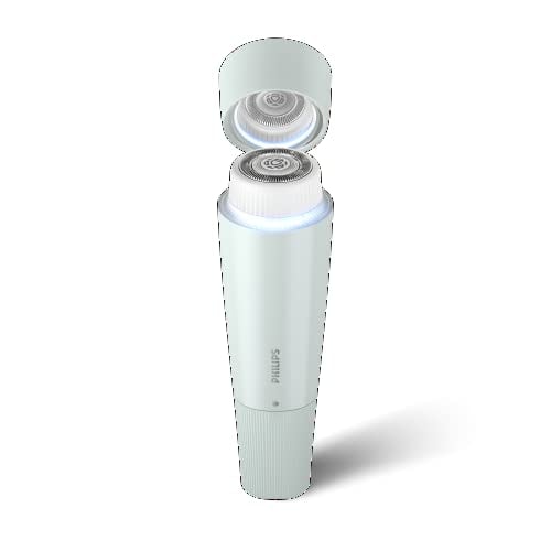 Philips Beauty Series 5000 Electric Facial Hair Remover for Women, Cordless & Compact, Wide Hypollergenic Head, Gentle & Quick Hair Removal Easy Finishing Touch Ups, BRR474/00