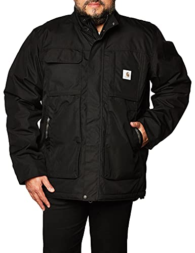 Carhartt Men's Yukon Extremes Full Swing Insulated Coat, Black, Large