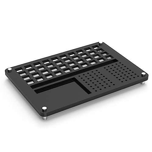 YIMAGUJRX 40 Switches Acrylic Lube Station for Custom Mechanical Keyboard Switches(Black