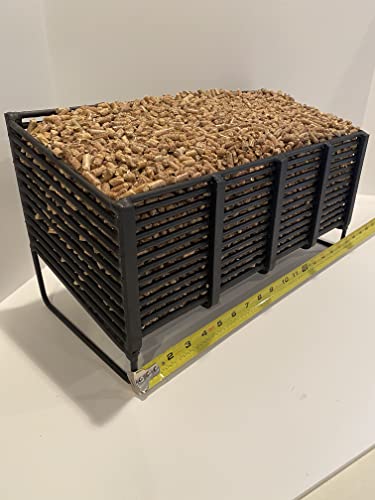 Large Pellet Basket, Heating Source Using Wood Pellets in Your Wood Stove or Fireplace