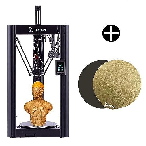 FLSUN High Speed Printing Delta 3D Printer with Filament Sensor and Auto Leveling FDM Delta 3D Printer 1.75 PLA DIY 3D Printers (FLSUN Super Racer)