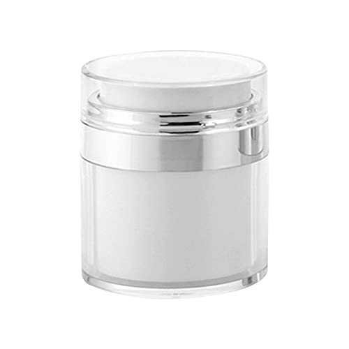 Airless Pump Jar,Refillable Travel Cream Empty Bottle Portable Lotion Containers,Makeup Pot Bottle Pump (30ML)