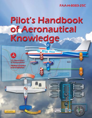 2023 Pilots Handbook of Aeronautical Knowledge FAA-H-8083-25C (Color Print)