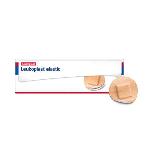 Leukoplast Elastic Fabric Adhesive Latex Free Bandages Round Spot 0.875" Round (100 in Box)