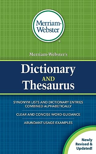 Merriam-Webster's Dictionary and Thesaurus, Newest Edition, Kindle Edition