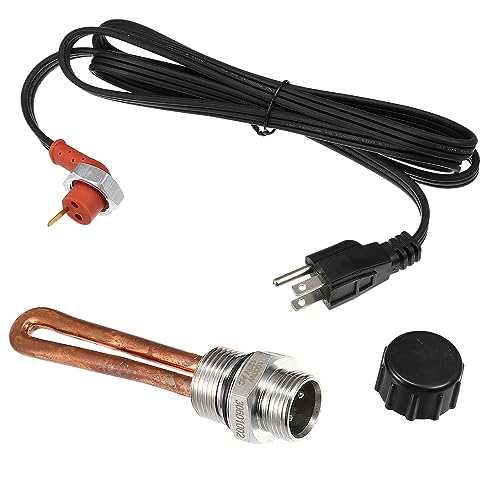 X AUTOHAUX 30601002 Engine Block Heater Assembly 120V 1000 Watts 3C3Z-6A051-AA Heating Unit with Wiring Harness for Ford E-150 E-250 E-350 E-450 F-250 F-350 F-450 F-550 Excursion 2003-2010