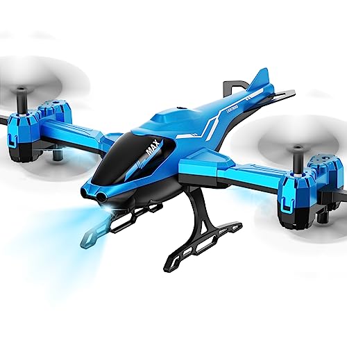 VATOS RC Helicopter 2.4G, All in 1 Remote Control Helicopter Super Function 360 Flip, Obstacle Avoidance, Altitude Hold, One Key take Off/Landing, RC Plane Toy Gifts for Kids Adults