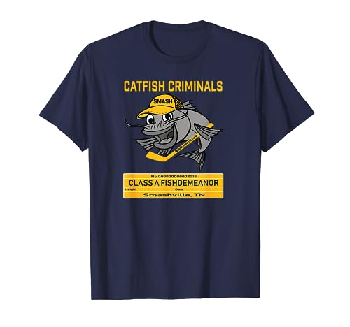 Catfish Criminals SMASHVILLE hockey tee