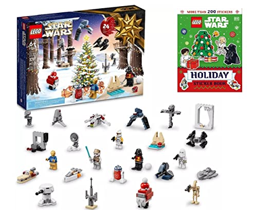 LEGO Advent Calendar Bundle Star Wars/Lego City/Friends & More 2022 Christmas Gift Set (Star Wars Advent + Activity Book)