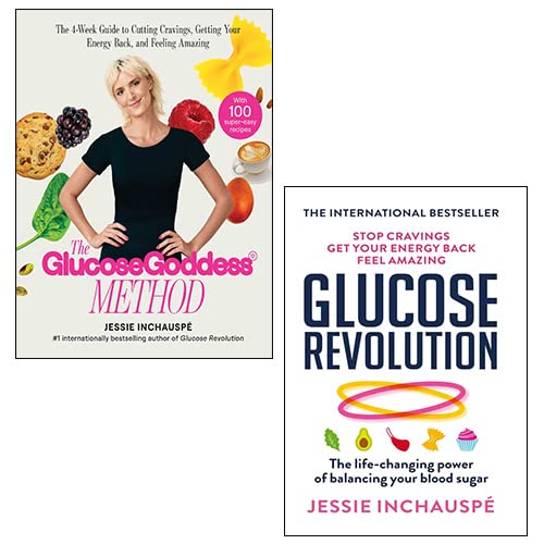Jessie Inchauspe 2 Books Collection Set (Glucose Goddess Method, Glucose Revolution)