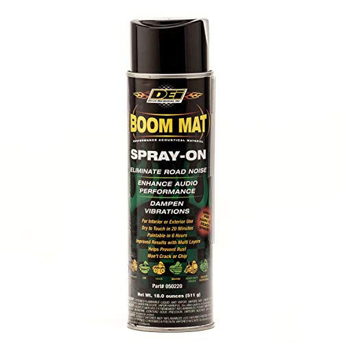 Design Engineering 050220 Boom Mat Spray-on Sound Deadening to Reduce Unwanted Road Noise and Vibration, 2 Pack