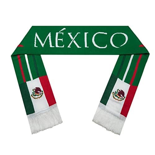 National Soccer Team Fan Scarf 2022 for the Qatar World Cup (USA - MEXICO - BRAZIL)
