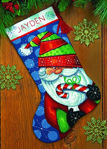 Dimensions Crafts 71-09154 Needlecraft Sweet Santa Stocking in Needlepoint