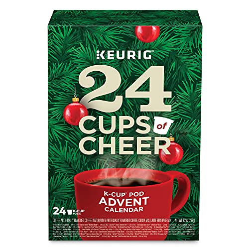Keurig Advent Calendar Variety Pack, Single Serve K-Cup Pods, 24 Count