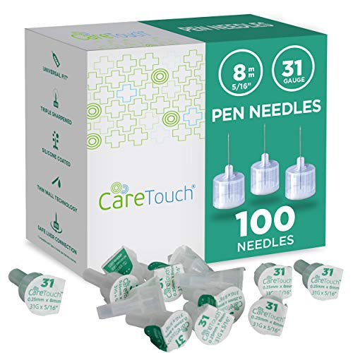 Care Touch CTPN31516 Pen Needle, 31 Gauge, 5/16" Size, Pack of 10