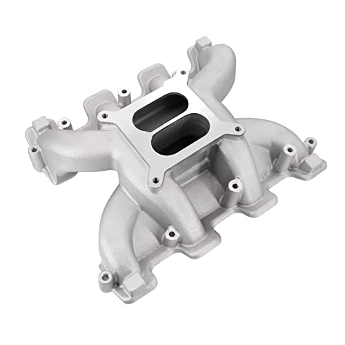 Dokili Dual Plane Carbureted Intake Manifold for G.M LS1 LS2 LS6 Satin Holle.y 300-130