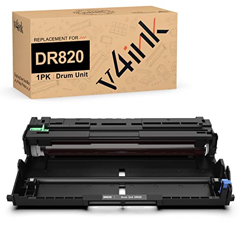 v4ink Compatible DR820 Drum Unit Replacement for Brother DR820 DR-820 use with HL-L5100DN L5200DW L6200DW L6300DW MFC-L5700DW L5800DW L5900DW L6700DW DCP-L5600DN Printer NOT Toners_Cartridges