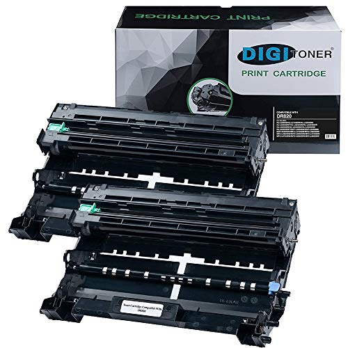 DIGITONER Compatible DR820 Toner Drum Unit  DR-820 High Yield Compatible Drum Unit Replacement for Brother Laser Printer TN880 TN850 TN820 [2 Pack]