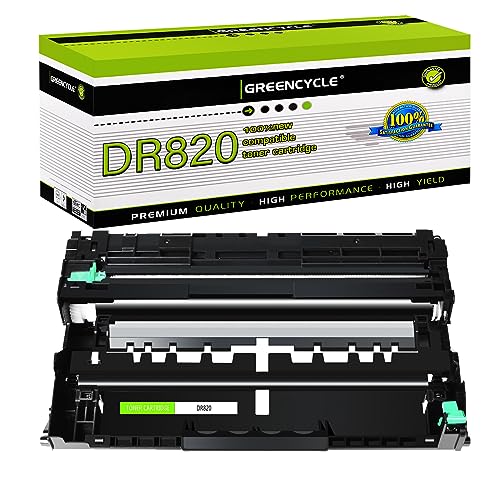 greencycle 1 Pack High Yield DR820 DR-820 Drum Unit Compatible for Brother MFC-L5900DW HL-L6200DW HL-L5100DN MFC-L5800DW MFC-L5700DW HL-L5200DWT MFC-L6700DW HL-L5200DW Printer (Without Toner)