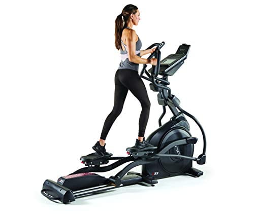 Sole Fitness E35 2020 Model Indoor Elliptical, Home and Gym Exercise Equipment, Smooth and Quiet, Versatile for Any Workout, Bluetooth and USB Compatible
