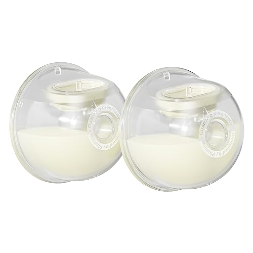 Phanpy Wearable Breast Pump Milk Collector Cup, New Cup Parts, Original Phanpy Breast Pump Replacement Accessories, 24 mm Flange and 20mm Insert Included, 15 oz / 420 ml, 2 Piece