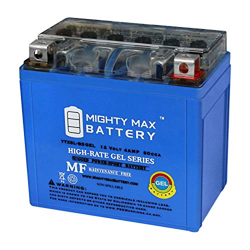 YTX5L-BS GEL Battery Replaces Duromax 4400 XP4400E Generator