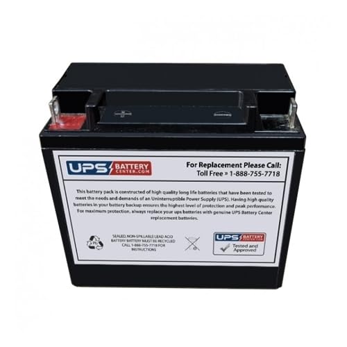UPSBatteryCenter 12V 14Ah SLA Replacement Battery for DuroMax XP10000E Portable Generator, 8000 Running Watts/10000 Starting Watts