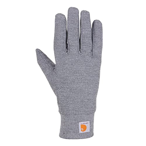 Carhartt mens Heavyweight Force Liner Cold Weather Gloves, Shadow Heather, Large US