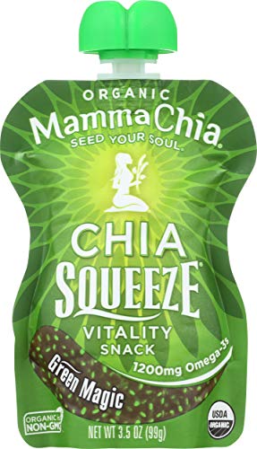 MAMMA CHIA Chia Sqze Snack Green Magic, 3.5 OZ