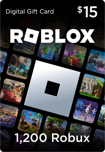 Roblox Digital Gift Code for 1,200 Robux [Redeem Worldwide - Includes Exclusive Virtual Item] [Online Game Code]