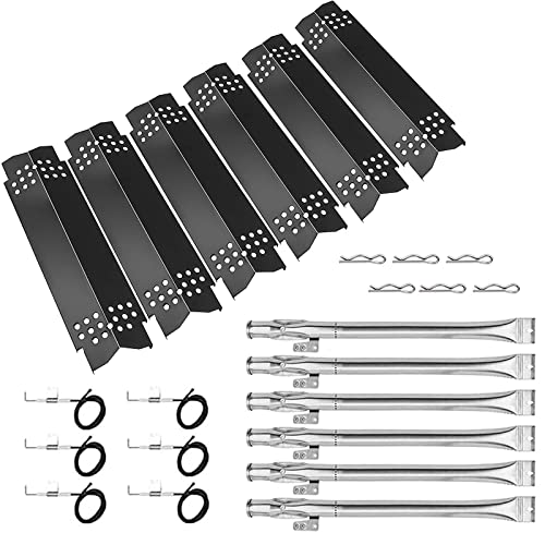 Grill Heat Plates and Burner Tubes-Replacement Parts for Home Depot Nexgrill 720-0830H,5 Burner 720-0888,720-0888N,720-0882S,6 Burner 720-0898 Gas Grill(6 Pack)