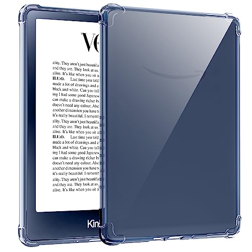 TQQ Clear Case for 6" Kindle 11th Generation 2022 Release (NOT FIT Kindle Paperwhite/Oasis),Thin Slim Soft Flexible Silicone TPU Rubber Back Case Cover Skin for Kindle 2022,Transparent
