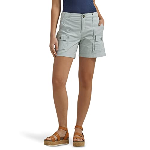 Lee Women's Flex-to-Go Mid-Rise Relaxed Fit 6" Cargo Short, Summer Haze