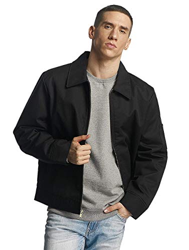 Dickies Men's Insulated Eisenhower Front-Zip Jacket,Black,Medium/Regular,Black,Medium/Regular