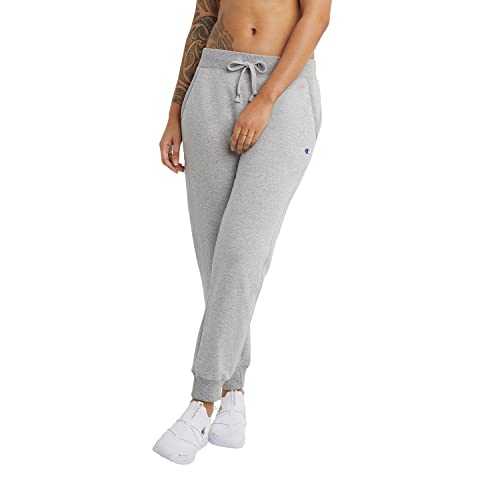 Champion, Powerblend, Fleece Joggers for Women, 29" (Plus, Oxford Gray, Medium