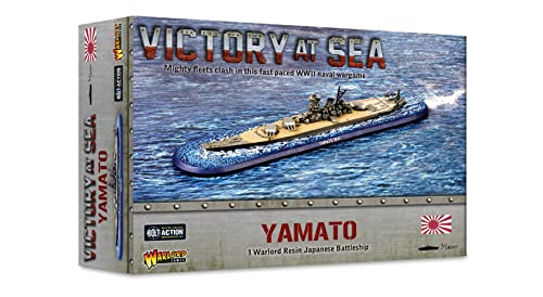 WarLord Victory at Sea Yamato Imperial Japanese Navy for Victory at Sea WWII Table Top Battleship Plastic Model Kit 742412050
